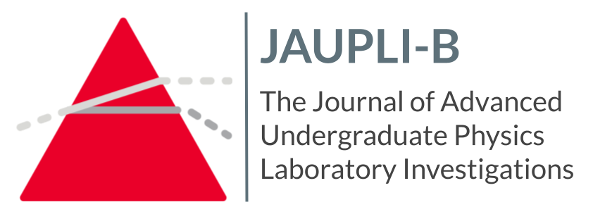 The Journal of Advanced Undergraduate Physics Laboratory Investigations, JAUPLI-B