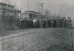 Virginia Christian College Students with Trolly, u.d.