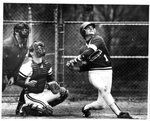 Lynchburg College Baseball Player at Bat, 1982