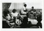 Students Hanging Out in Lounge