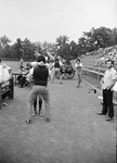 Cheerleaders, Lynchburg College vs Christopher Newport, September 1974