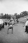 Cheerleaders, Lynchburg College vs Christopher Newport, September 1974