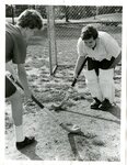 Field Hockey Players Sally Jo and Goalie Fran, 1965
