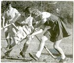 Field Hockey Players Suzanne Clark and Mary Ellen Behrens, 1959