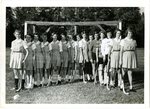 Field Hockey Team Photograph Out on the Field, Circa 1950s