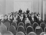 Early Photograph taken in the Hopwood Auditorium
