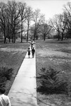 Students Walking Through the Dell