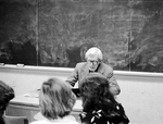 Dr. Shriley Rosser Teaching a Class, 1981