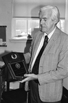 Dr. Shirley Rosser, Showing an Award, 1978