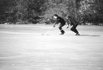 Ice Hockey on College Lake, January 1978