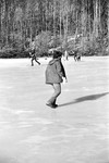 Ice Hockey on College Lake, January 1978